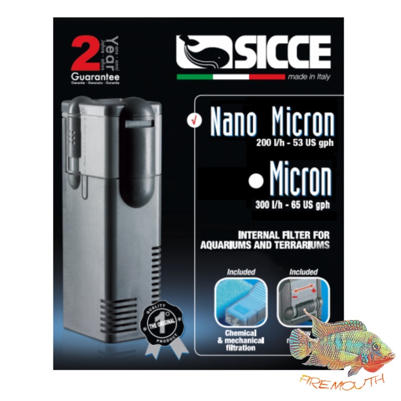 NanoMicron Filtro Interior Micro  200 L/h de Sicce