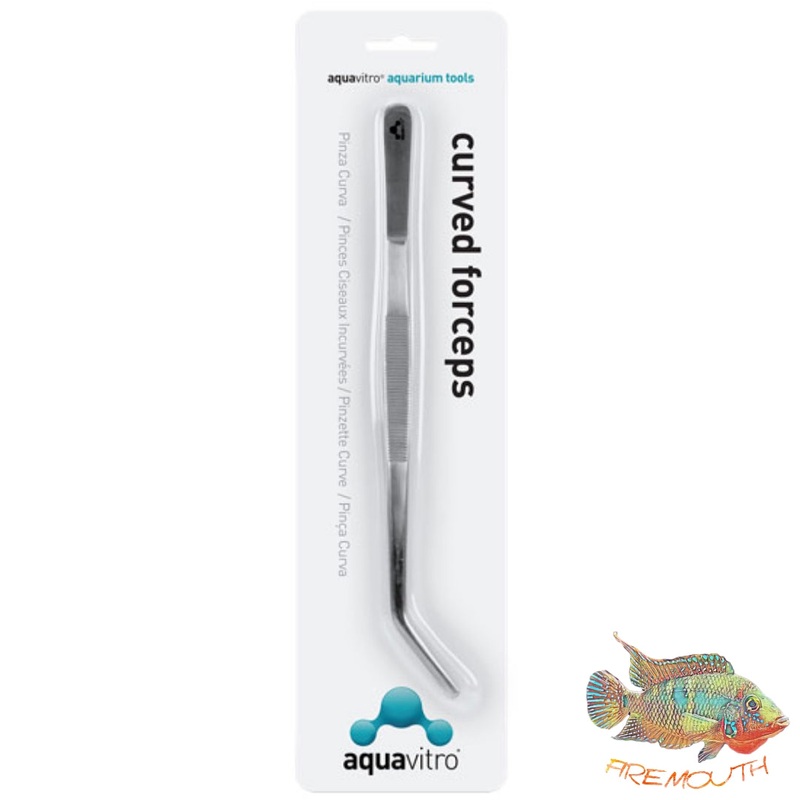 Pinza Curva, 25 cm de Aquavitro