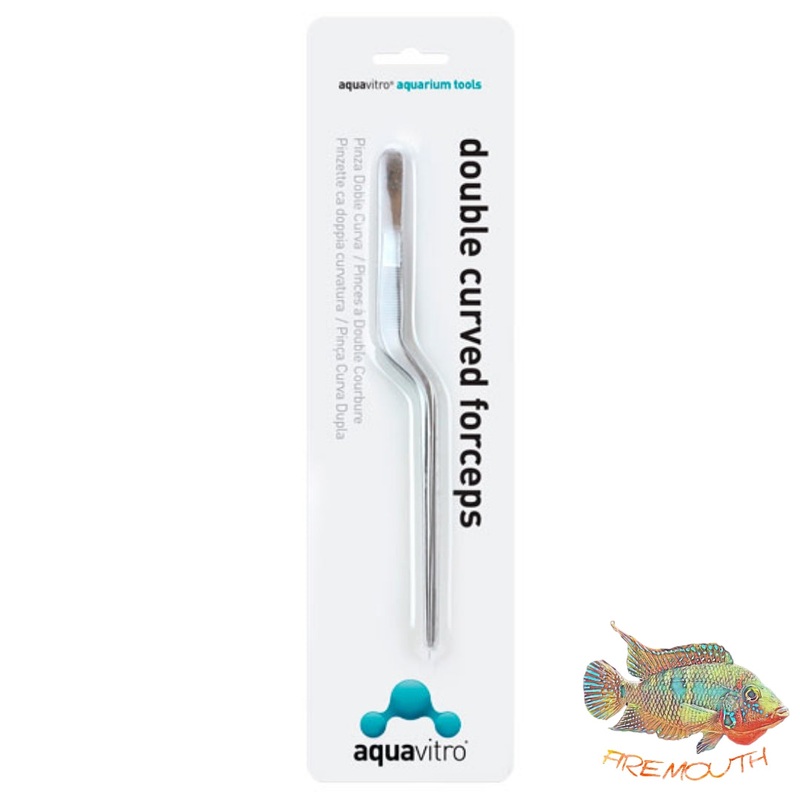 Pinza Doble Curva, 20 cm de Aquavitro