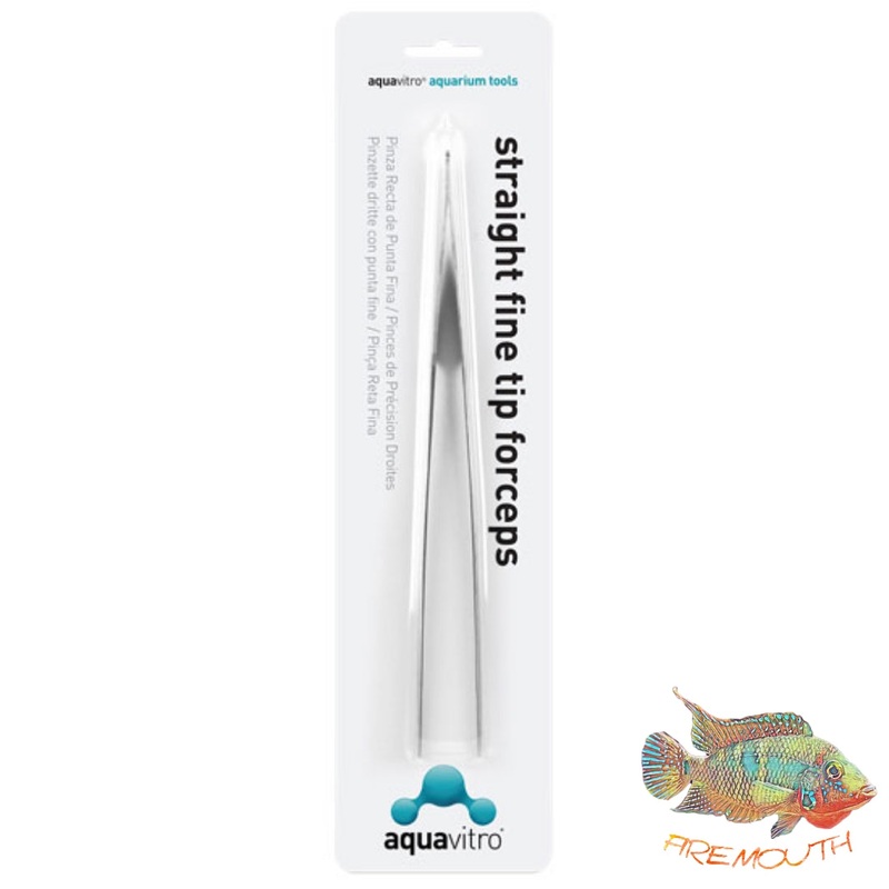 Pinza Recta de Punta Fina, 25 cm de Aquavitro