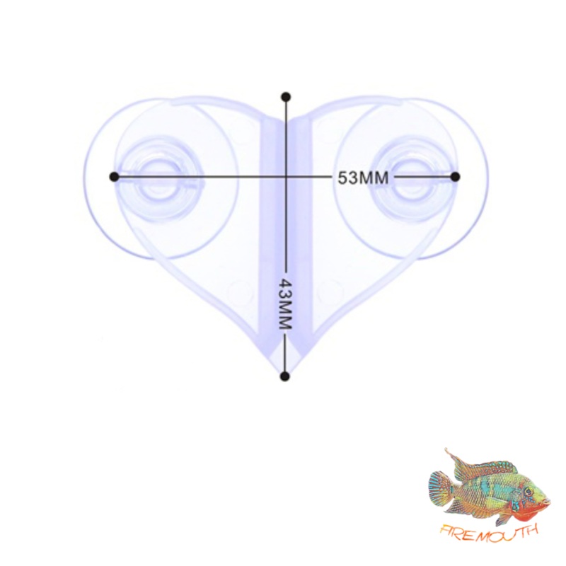 Soporte separador transparente pack 2 uds