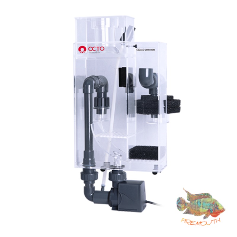 Skimmer Classic 2000-HOB de colgar bomba AQ-2000S hasta 800L
