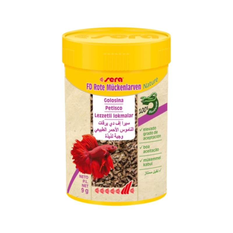 sera FD Larvas rojas de mosquito Nature 100ml