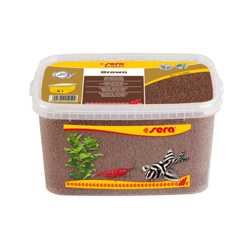 Sera Gravel Brown Lava 2-3mm