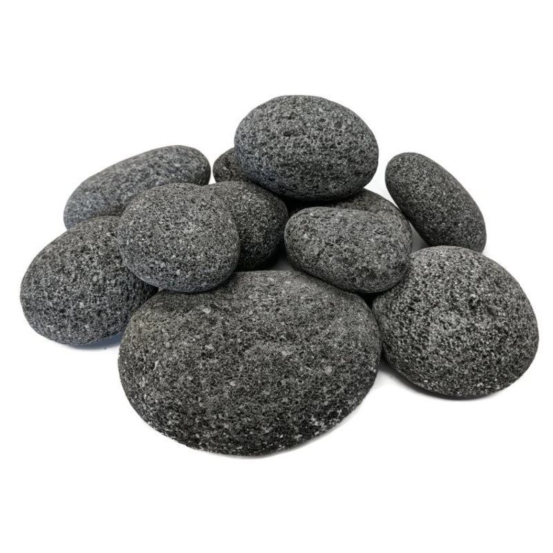 Lava black Pebble - Roca por kilo