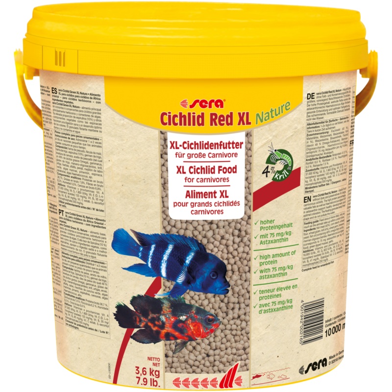 sera Cichlid Red XL Nature 10.000 ml (3,6 kg)
