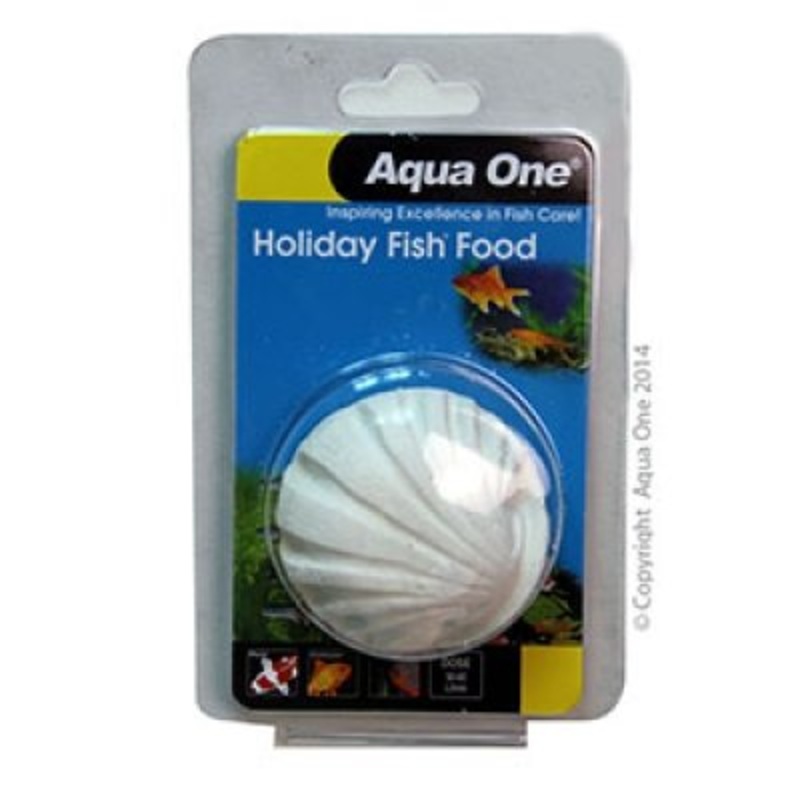Aqua One Block Holiday Fish Food 40g