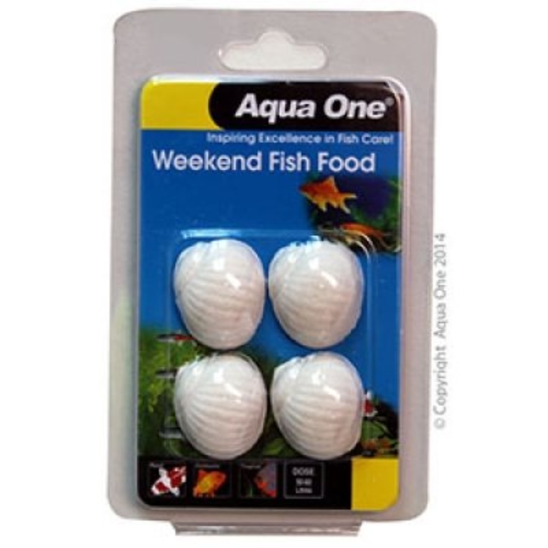 Aqua One Block Weekend Fish Food 20g