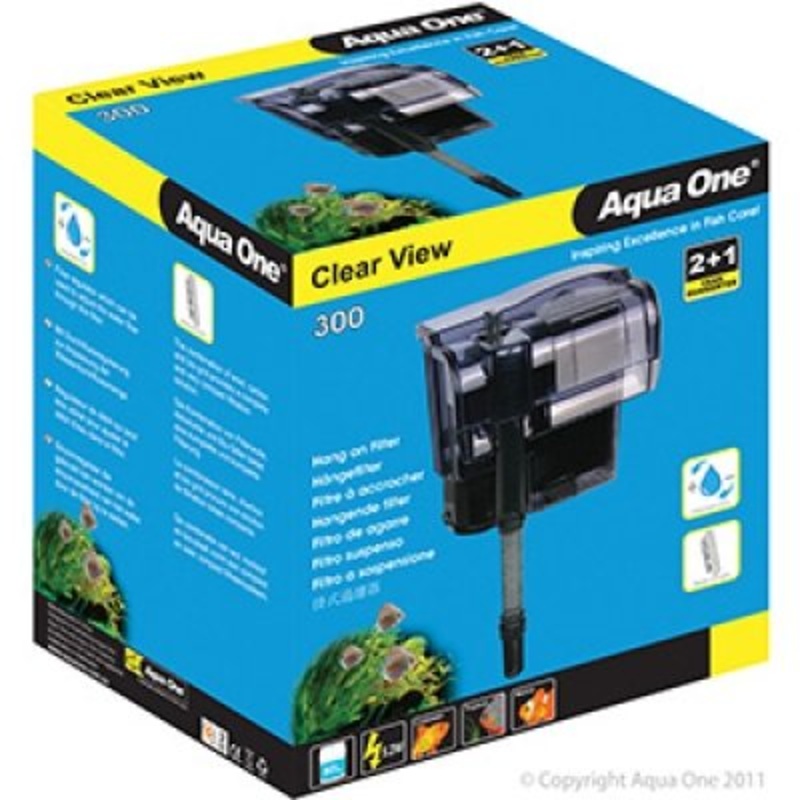 Aqua One Hang On Filter Clearview 300 300lh