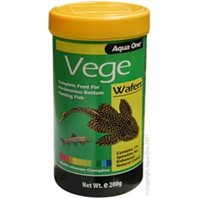 Aqua One Vege Wafer Food 200g