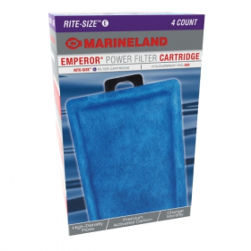 Marineland Emperor Rite-Size Cartridge E 4pk