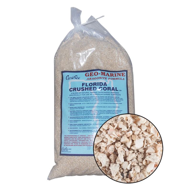 CaribSea Aragonite Florida Crushed Coral - 40 lb - Marine Substrate