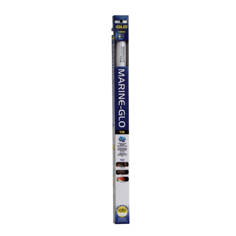 Marine-GLO T8 Fluorescent Aquarium Bulb, 15 W, 46 cm x 2.5 cm (18 in x 1 in)