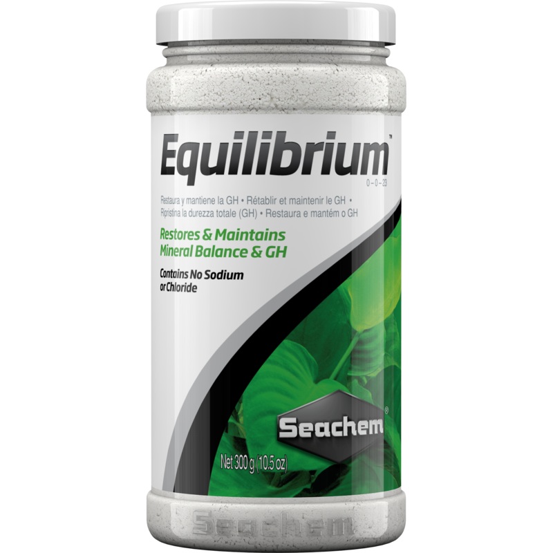 Seachem Equilibrium - Maintains Mineral & GH Balance 300g