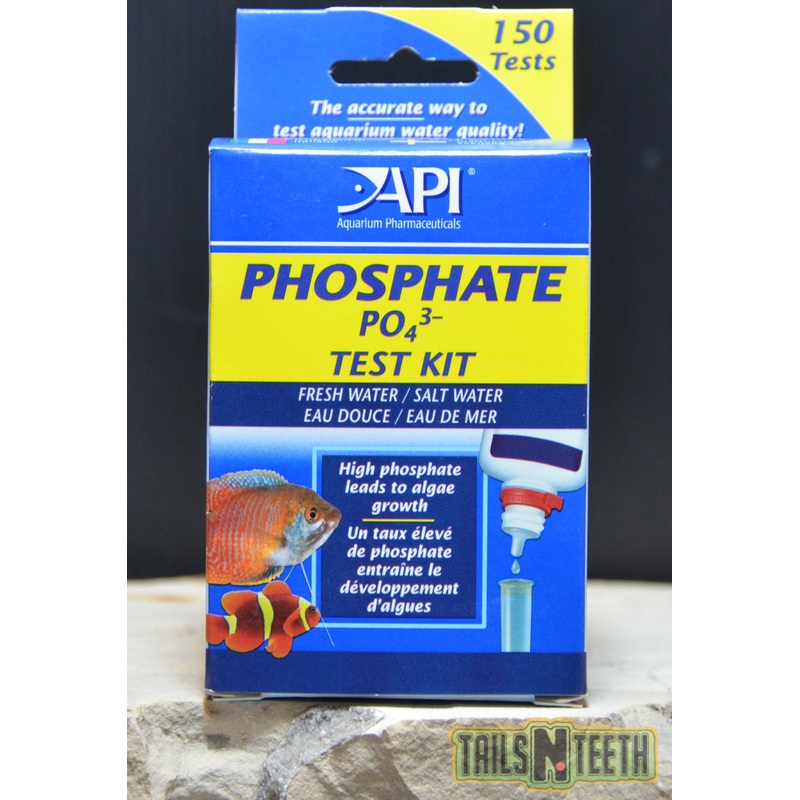API Phosphate (PO4 3-) Test Kit - Lowering Phosphates Reduces Algae Growth