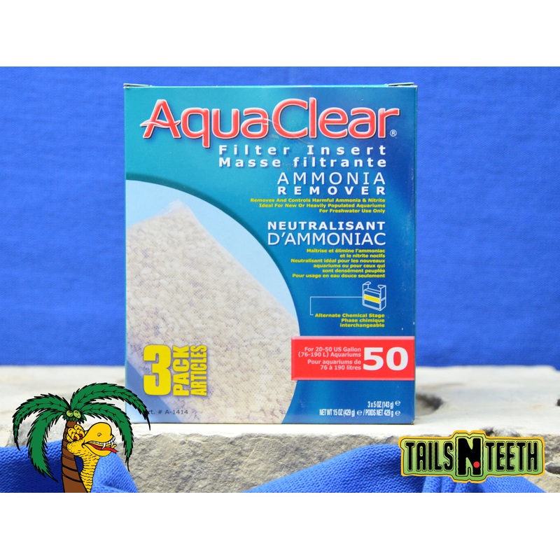 AquaClear 50 Ammonia Remover Insert 3-Pack ~ Replacement Filter Media