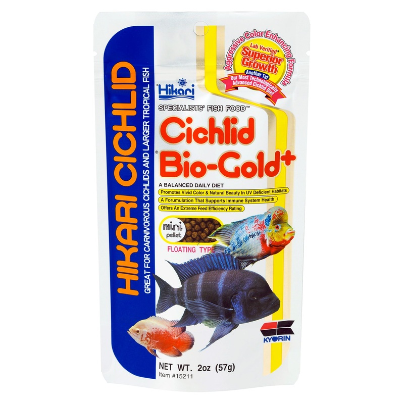 Hikari Cichlid Bio-Gold Floating Pellet 57g - Uniquely Balanced Daily Diet