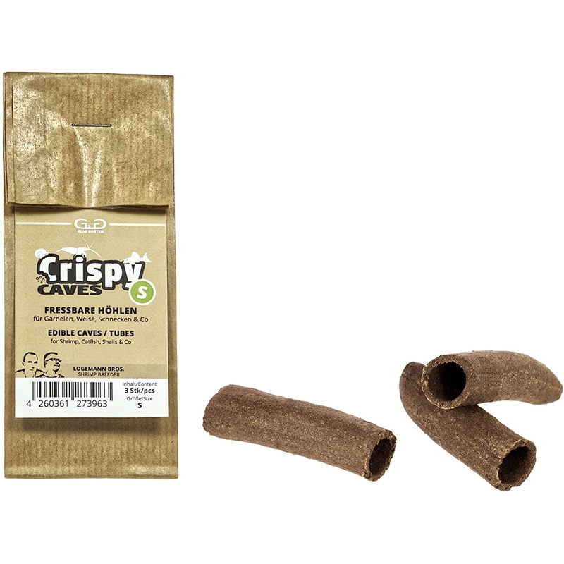Glas Garten Crispy Caves - Tasty Edible Caves/Tubes (Size S - 3 pcs)