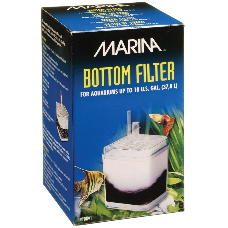 Marina Bottom Filter - For Aquariums up to 10 Gallons