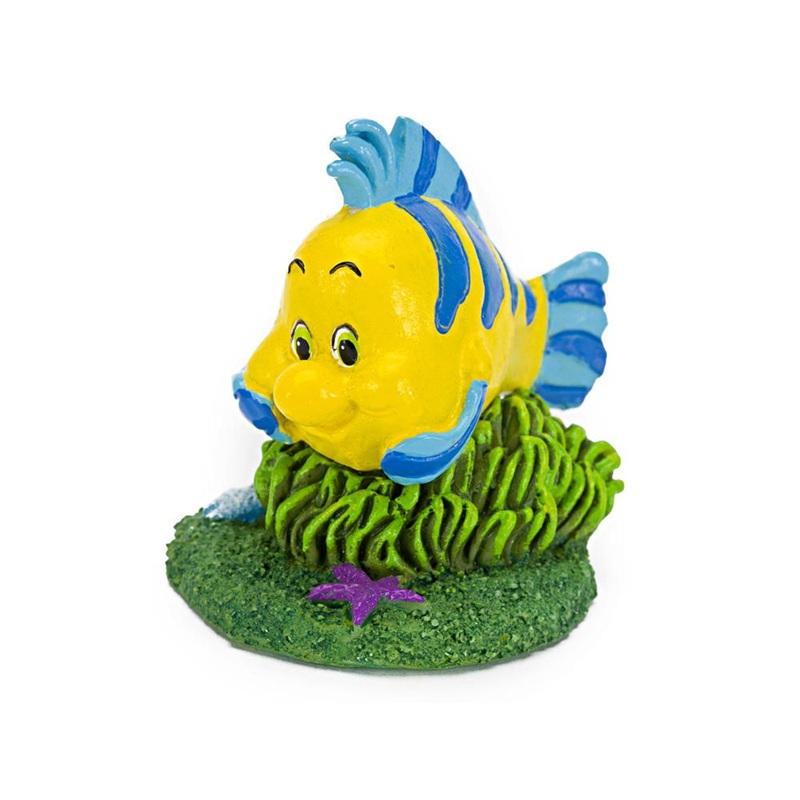 PENN-PLAX THE LITTLE MERMAID Flounder #2 AQUARIUM ORNAMENT 2.5" x 2" x 2.75