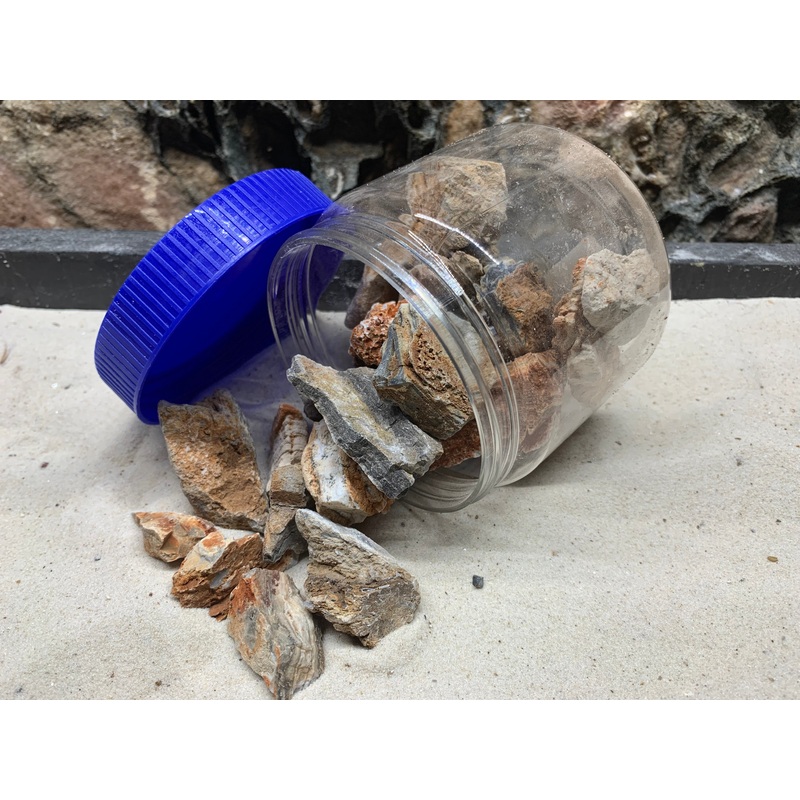 Scenery Rock Pieces Jar - Great For Nano Tanks..