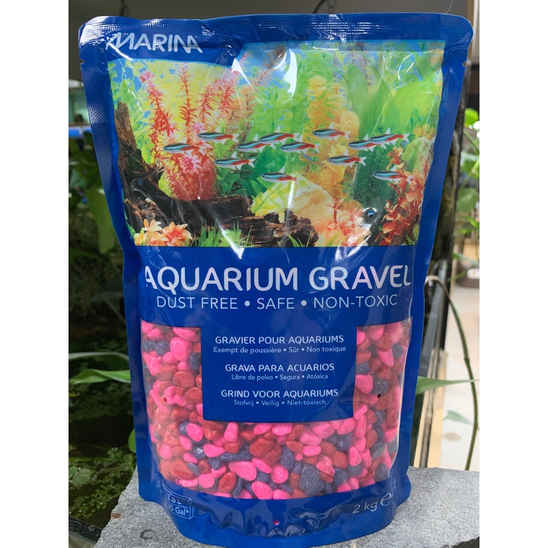 Marina Jelly Bean Decorative Epoxy Aquarium Gravel - 2 kg (4.4 lb)