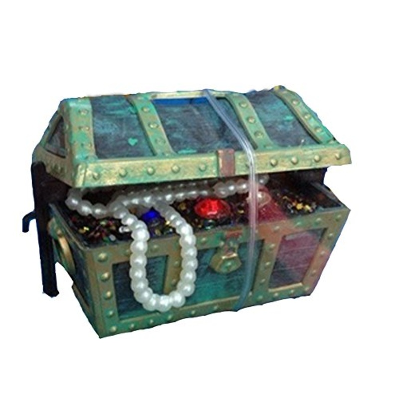 Penn Plax Action-Air Treasure Chest 0-15 - Small