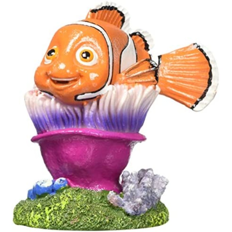 PENN-PLAX FINDING NEMO NEMO & ANEMONE 4" AQUARIUM ORNAMENT