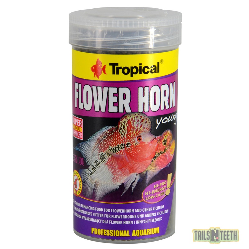 Tropical Flower Horn Young Floating Pellet 95g - Super Colour Enhancer