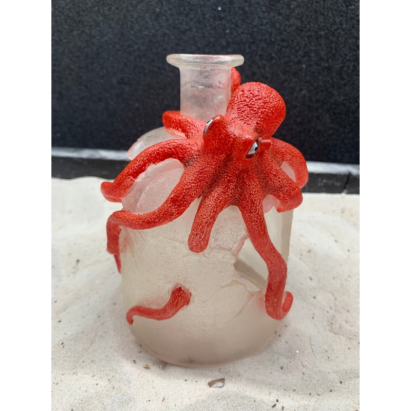 UT Octopus On A Bottle - Aquarium / Reptile Ornament