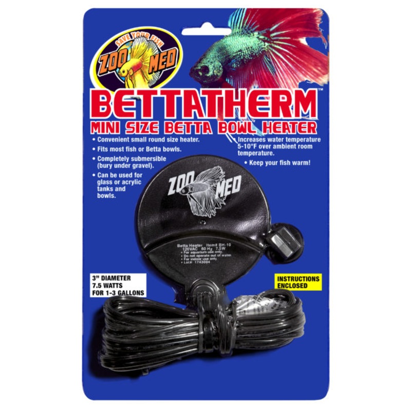 Zoo Med BettaTherm Mini Size Betta Bowl Heater