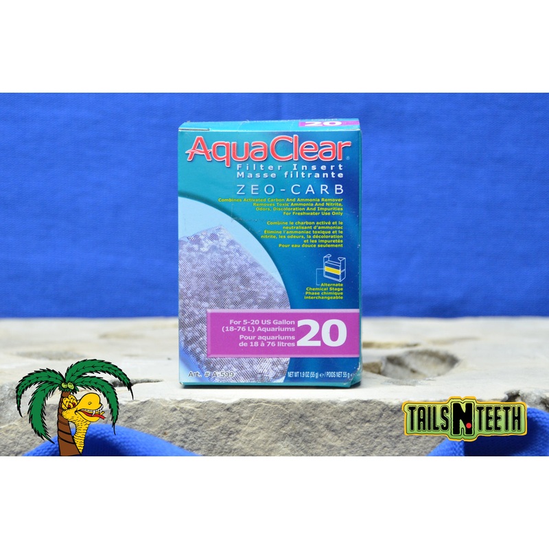 AquaClear 20 Zeo-Carb Insert ~ Replacement Filter Media