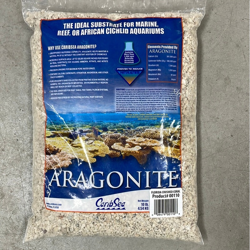 CaribSea Aragonite Florida Crushed Coral - 10 lb - Marine/Freshwater Substrate