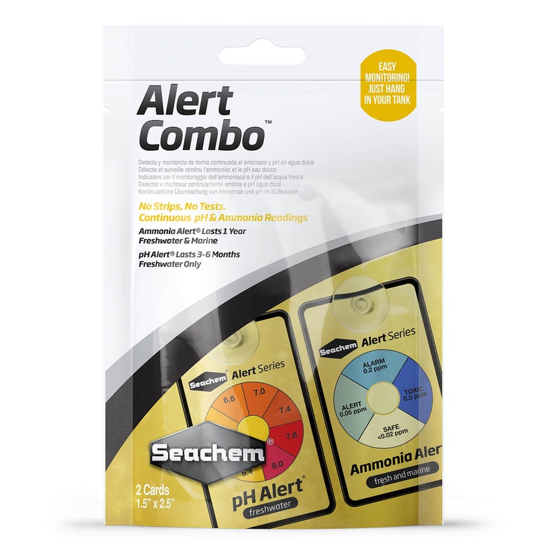 Seachem Alert Combo - Ammonia Alert & pH Alert - Continuous Readings