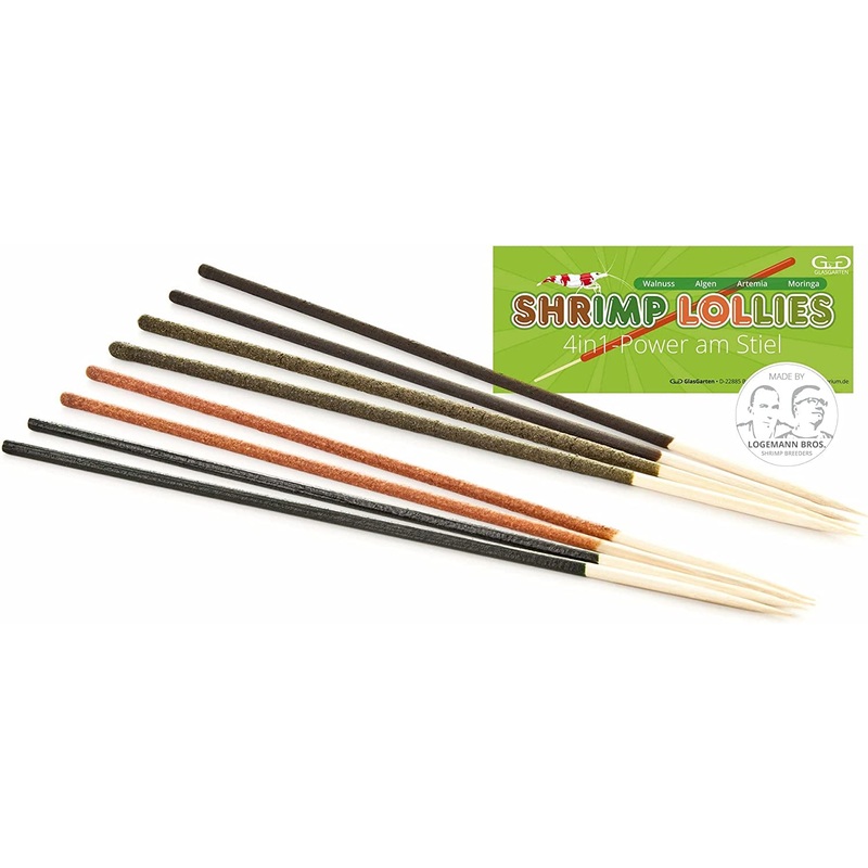 Glas Garten Shrimp Lollies - 4 in 1 Power Shrimp Food Singles - 1 Stick