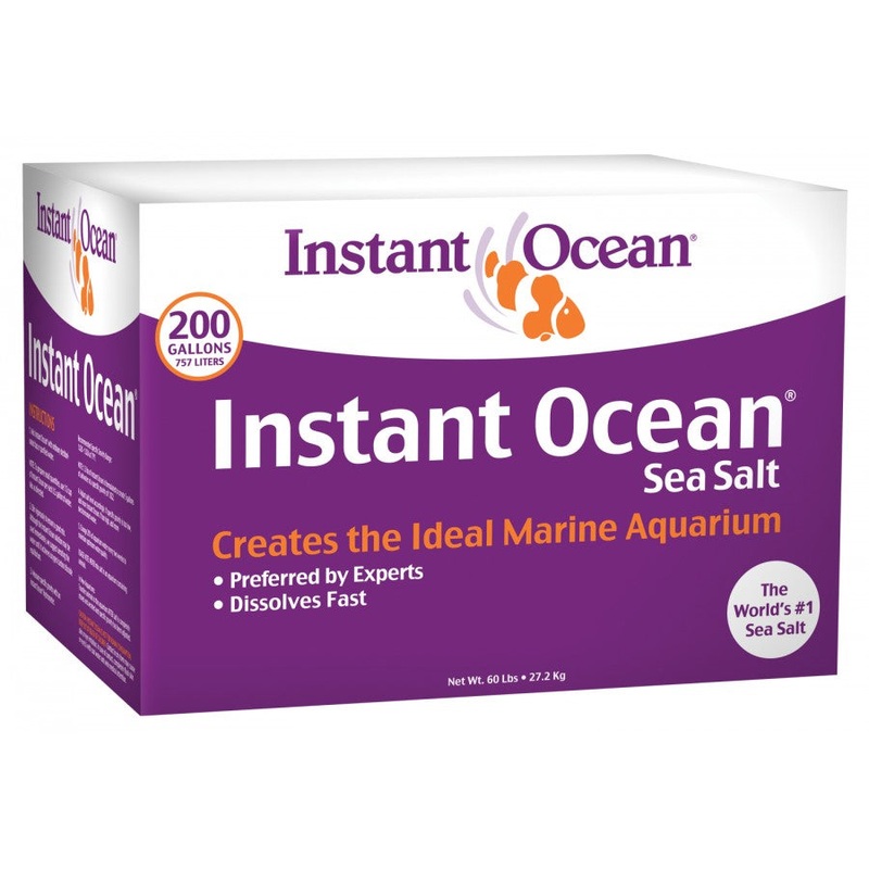 Instant Ocean Sea Salt - 27.2kg (60lb) - Box 200 Gallon mix