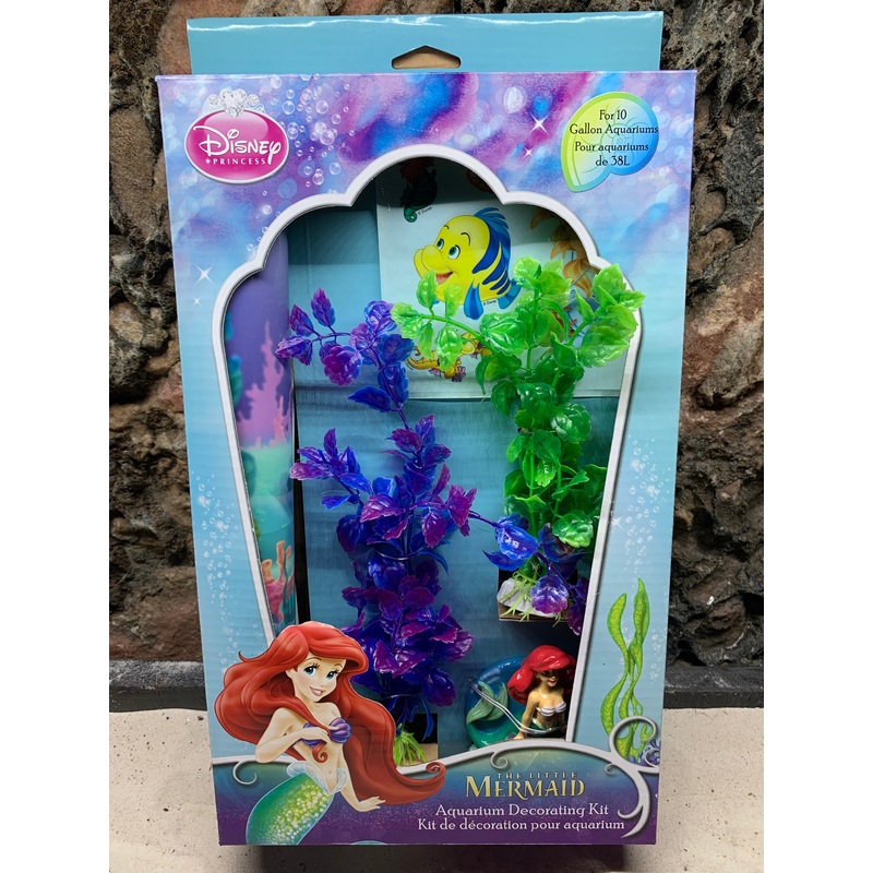 PENN-PLAX THE LITTLE MERMAID DECORATING KIT