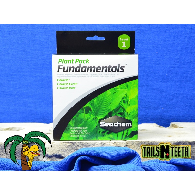 Seachem Plant Pack Fundamentals LEVEL 1 - Flourish / Excel / Flourish Iron 3Pack