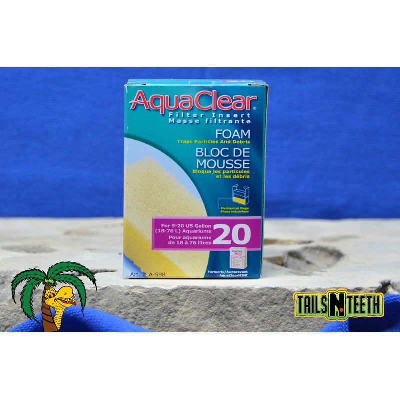 AquaClear 20 Foam Insert ~ Replacement Filter Media