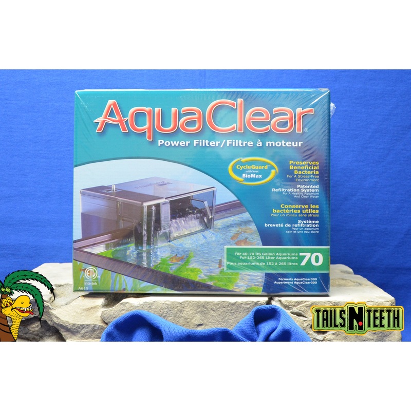 Aquaclear Power Filter for 40-70 US Gallon Aquariums - w CycleGuard BioMax Media