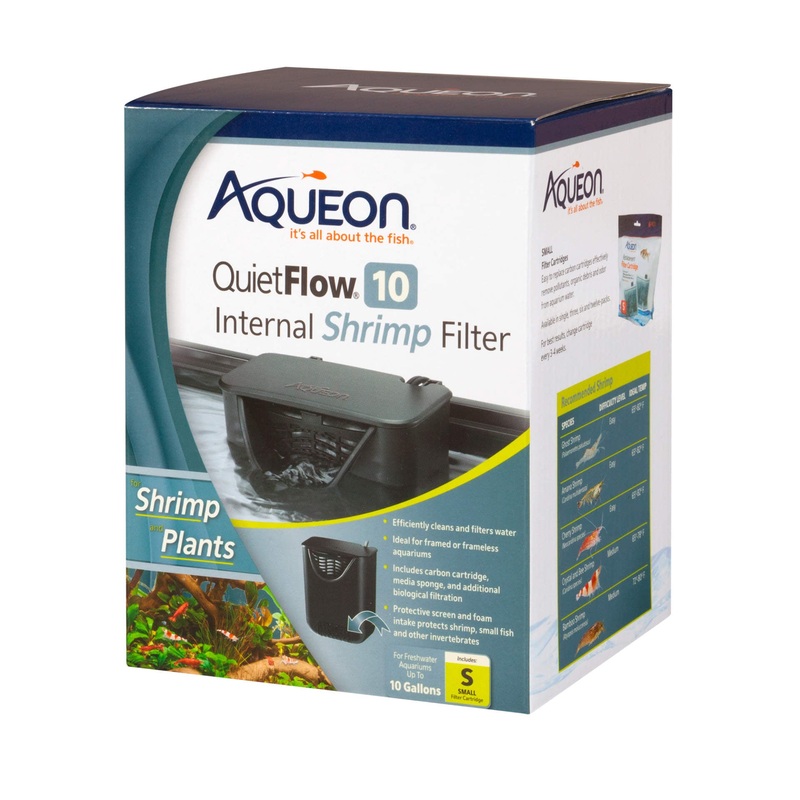Aqueon QuietFlow 10 E - Internal Power Filter - For up to 10 Gallons