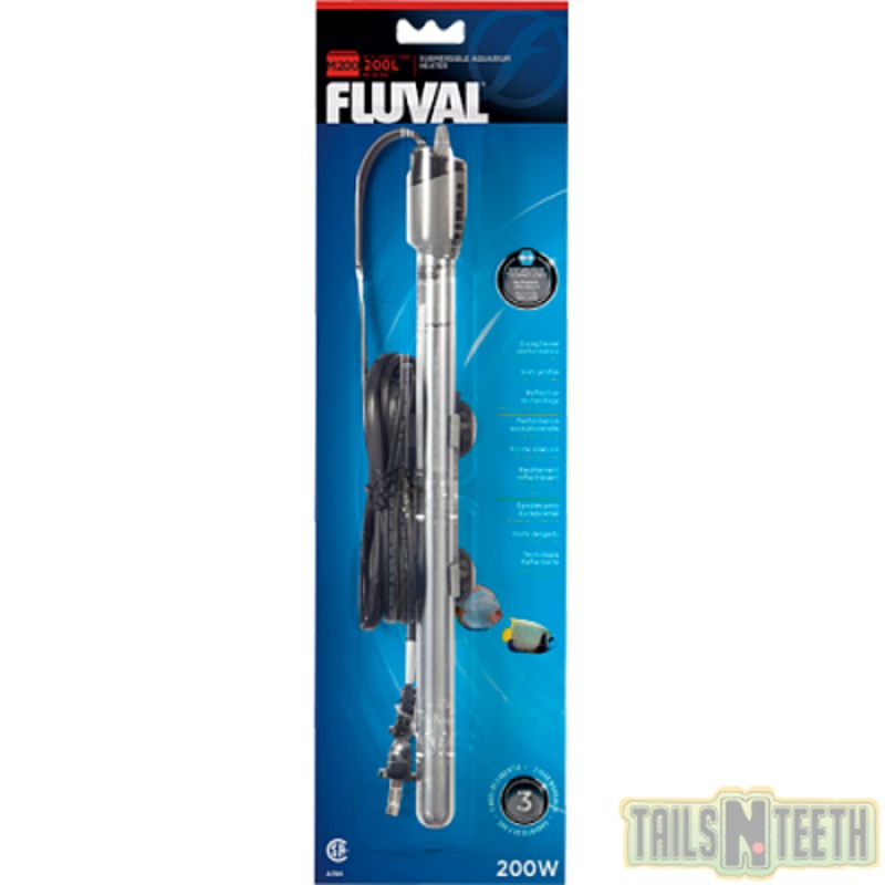 Fluval M200 Submersible Aquarium Heater - 200w - For up to 65 Gallons