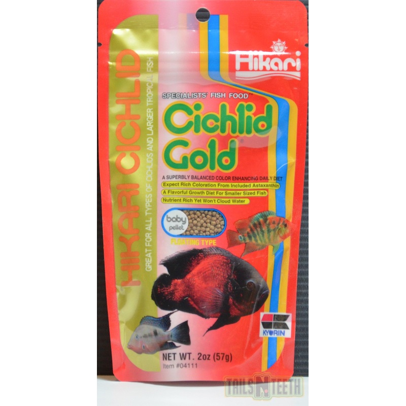 Hikari Cichlid Gold Baby Pellet 57g - Colour Enhancing Diet