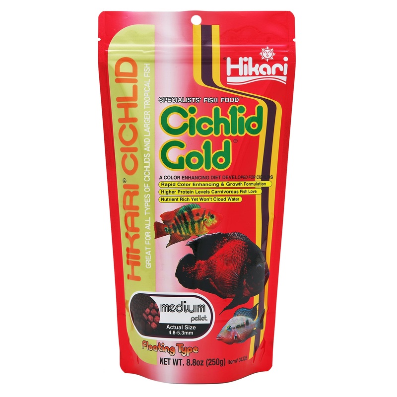 Hikari Cichlid Gold Medium Pellet 250g - Colour Enhancing Diet