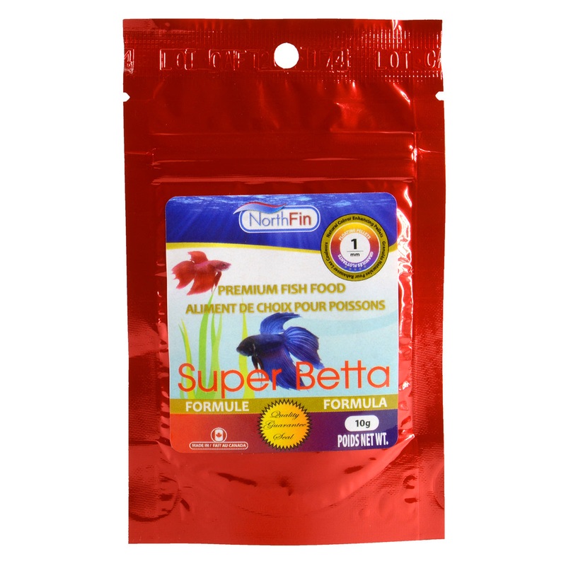 NorthFin Super Betta Formula 10g 1mm Pellet ~ Premium Fish Food