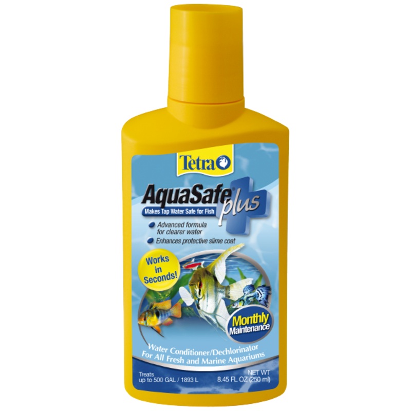 Tetra AquaSafe PLus+ Tap Water Conditioner 250ml - Advanced Formula