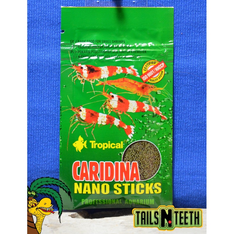 Tropical Caridina Nano Sticks 10g - Basic Food For Small Shrimps