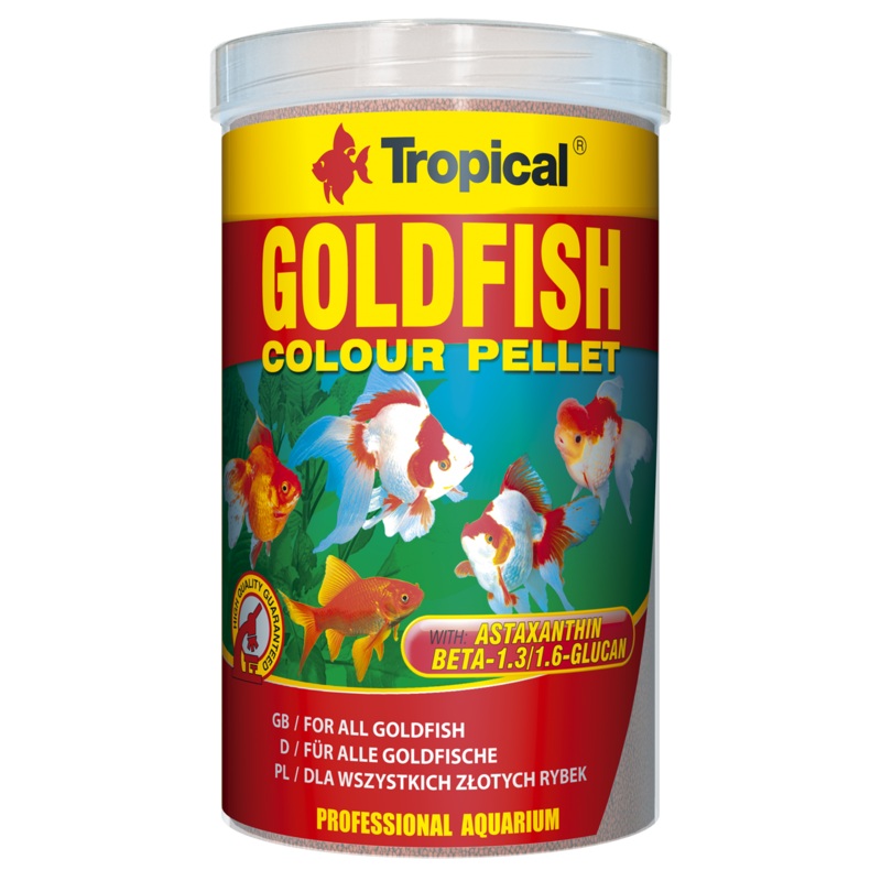 Tropical Goldfish Floating Colour Pellet 360g - for All Goldfish