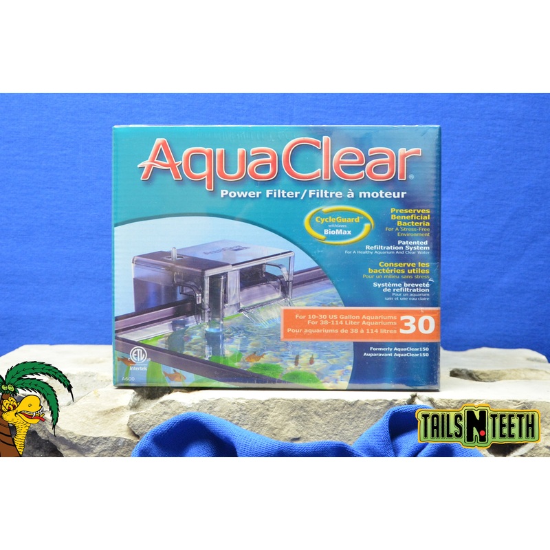 Aquaclear 30 Power Filter for 10-30 US Gallon Aquariums - w CycleGuard BioMax Media
