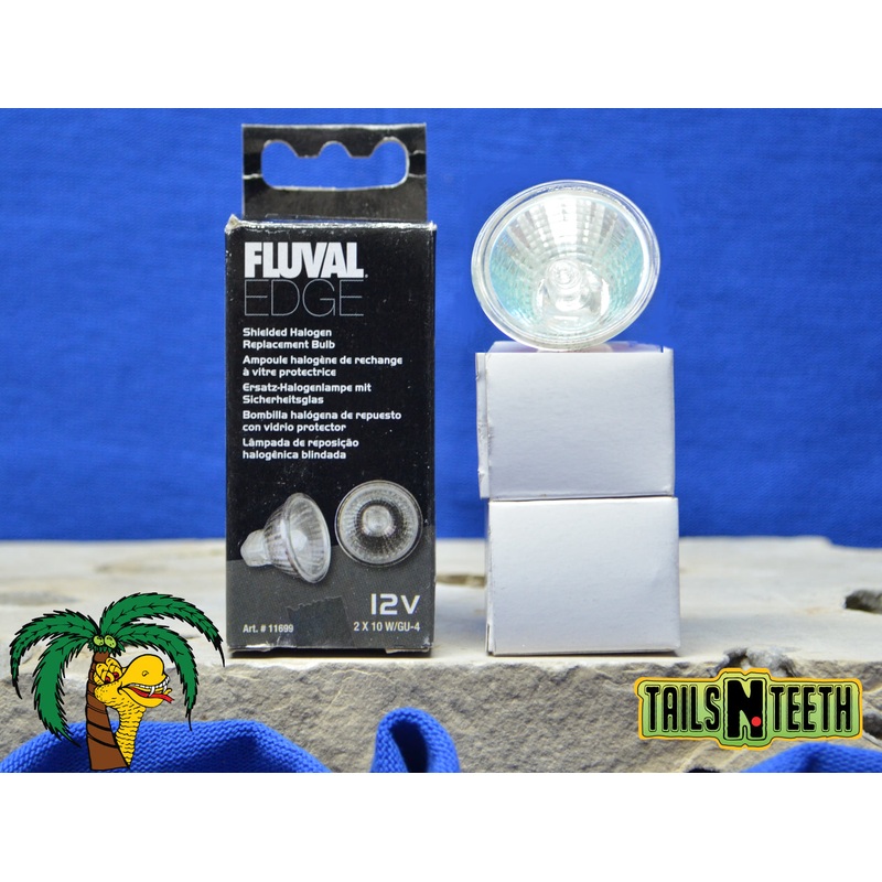 Fluval Edge Shielded Halogen Replacement Bulb 2-Pack - 12v 10watt - #11699